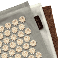 Premium Acupressuur Set Lotus Graceful Grey met mat & kussen | YoZenga